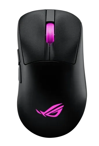 ASUS ROG Keris II Origin BLK ratón Juego mano derecha RF Wireless + Bluetooth + USB Type-A Óptico 42000 DPI
