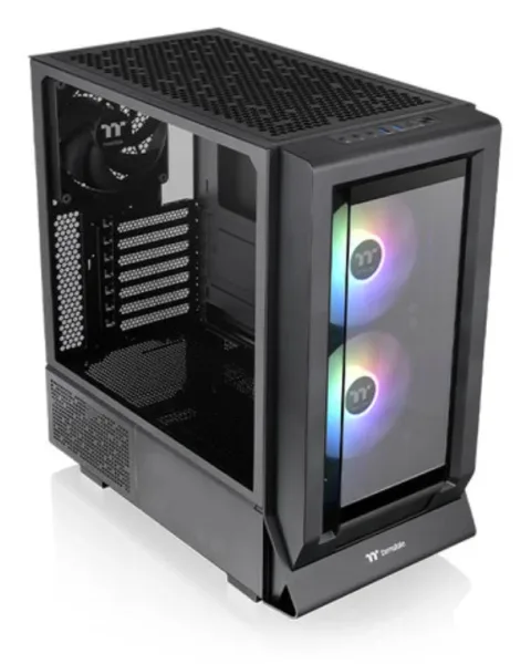 Caja Gaming Thermaltake Ceres 350 Mx Atx 3Xvent 140 ARGB Sn Fuente Negro
