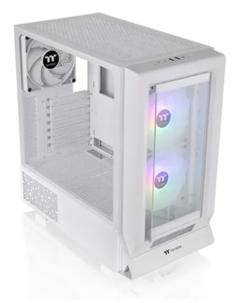 Caja Gaming Thermaltake Ceres 350 Mx Atx 3Xvent 140 ARGB Sn Fuente Blanco