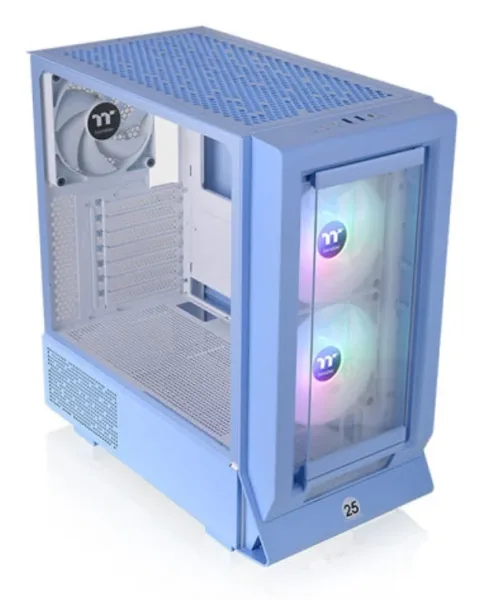 Caja Gaming Thermaltake Ceres 350 Mx Atx 3Xvent 140 ARGB Sn Fuente Hydrangea