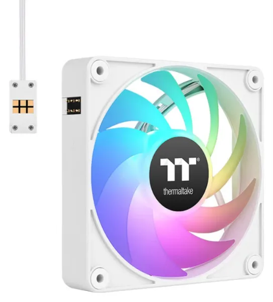 Ventilador Magnetico de Caja Thermaltake Ct140 Ex ARGB 3Xvent Blanco