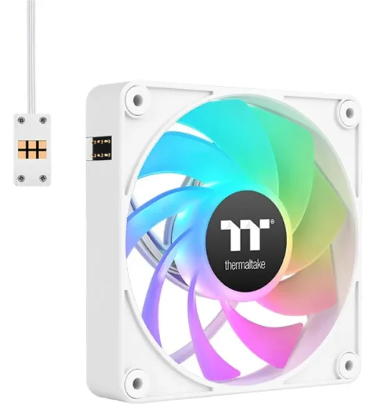 Ventilador Inv Magnetico Caja Thermaltake Ct140 Ex ARGB 3Xvent Blanco