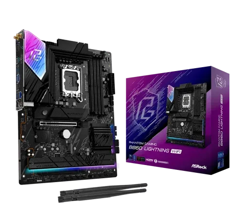 Asrock B860 Lightning WiFi Intel B860 LGA 1851 (Socket V1) ATX