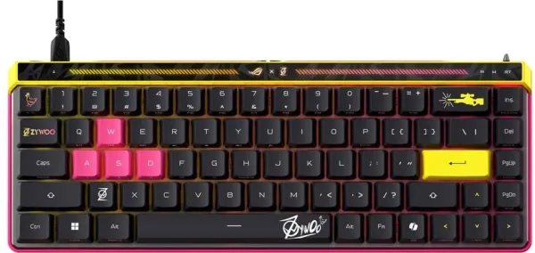 Teclado gaming asus rog falchion ace hfx zywoo edition RGB ingles
