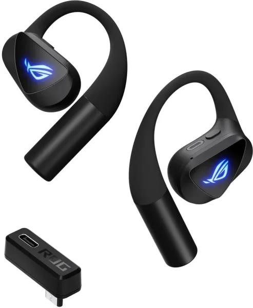Auriculares asus rog cetra open inalambrico negro