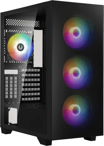 Caja Semitorre Atx Flow A-RGB Negro Bitfenix