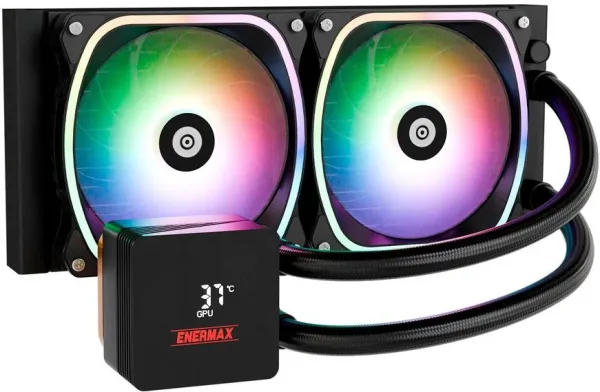 Kit refrigeracion liquida CPU enermax aquafusion ii 240mm gaming 2 x12cm