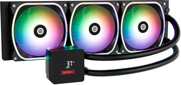 Kit refrigeracion liquida CPU enermax elc - aqf360 - sqa aquafusion ii 360 RGB