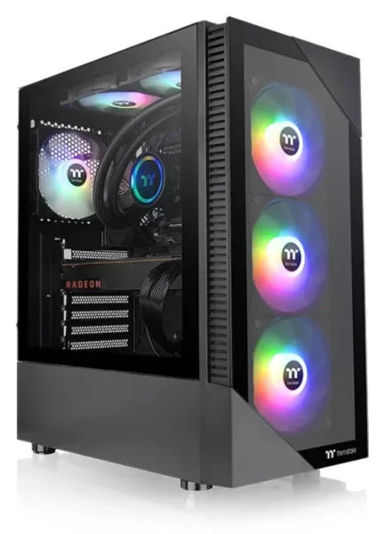 Caja Thermaltake View 200 Tg ARGB Atx 2Xusb 3.2 sin Fuente Negro