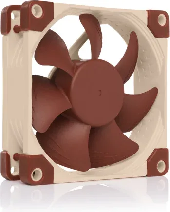 Noctua Ventilador Caja Nf-A8 Pwm, 80Mm Fan, 80X80X25Mm, 12V, 2200Rpm/1750Rpm/450Rpm, 17,7 Db(A), 55,5 M3/H, 2,37 Mm H2O, 4 Pines