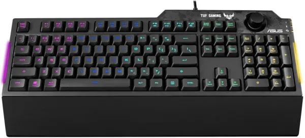 Teclado asus tuf gaming k1 RGB negro