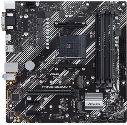Placa base asus amd  prime b550m - k m - atx -  4x DDR4 -  4x SATA 6gb - s -  6x USB 3.2 90mb14v0 - m0eay0