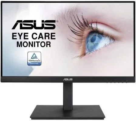 Monitor Profesional Asus VA229QSB 21.5"/ Full HD/ Multimedia/ Regulable en altura/ Negro
