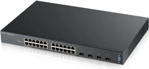 Zyxel XGS2210-28 Gestionado L2 Gigabit Ethernet (10/100/1000) 1U Negro