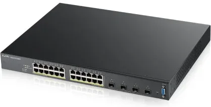 Zyxel XGS2210-28HP Gestionado L2 Gigabit Ethernet (10/100/1000) Energía sobre Ethernet (PoE) 1U Negro