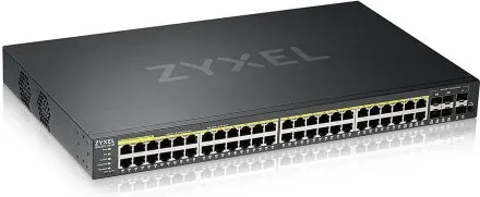 Zyxel GS2220-50HP-EU0101F switch Gestionado L2 Gigabit Ethernet (10/100/1000) Energía sobre Ethernet (PoE) Negro