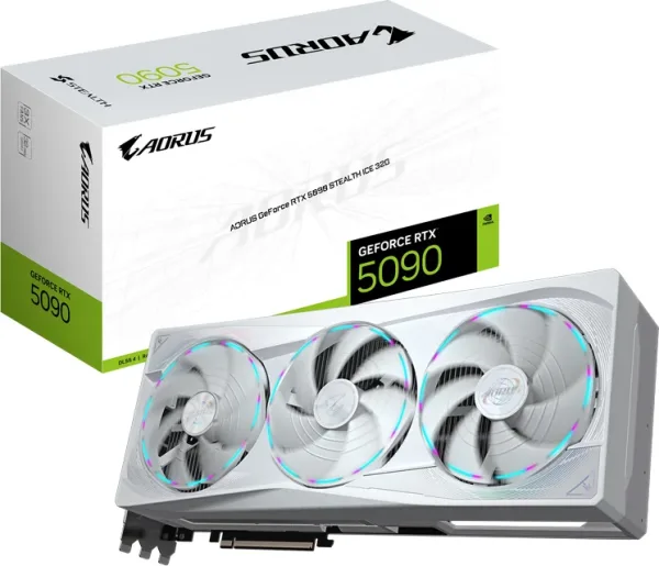 VGA Gigabyte RTX 5090 Aorus Master Stealth Ice 32G