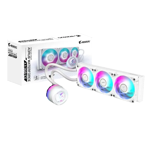 Refrigeracion Liquida CPU Gigabyte Aorus Waterforce 360 Blanco ARGB