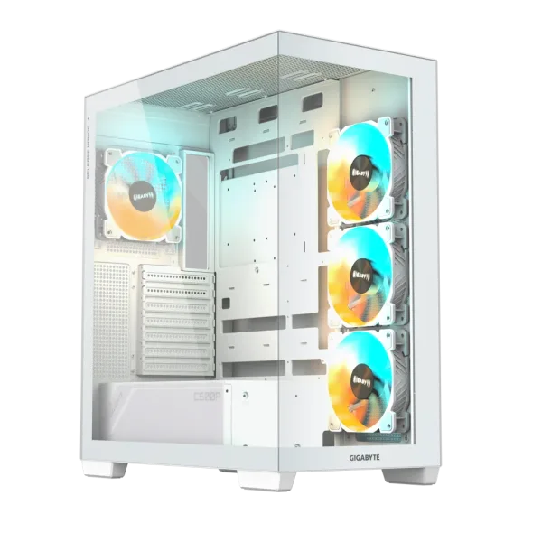 Caja Gigabyte C500 Panoramic Stleath Atx 4 Vent 120Mm Blanca