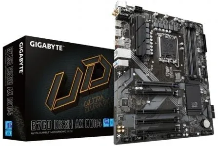 Placa Base Gigabyte B760 DS3H AX DDR4 Socket 1700/ DDR4/ PCIe 4.0