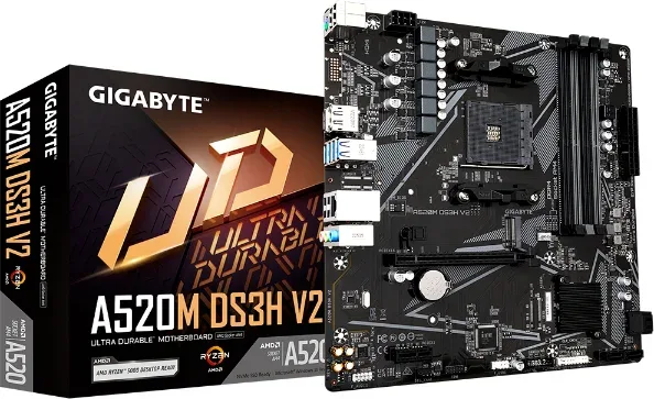 Placa Base Gigabyte A520M DS3H V2 Socket AM4/ DDR4/ PCIe 3.0/ Micro ATX