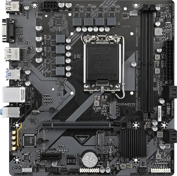 PLACA BASE GIGABYTE B760M E DDR5 7200 MHz