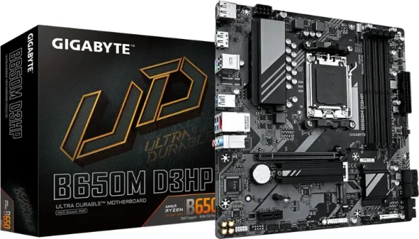 Placa Base Gigabyte B650M D3HP Socket AM5/ DDR5/ PCIe 4.0/ Micro ATX