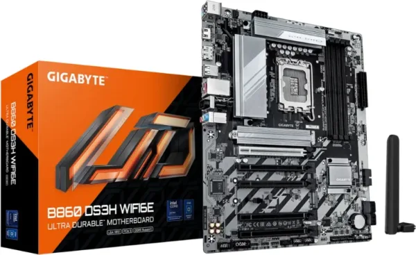 Placa Base Gigabyte B860 DS3H WIFI6E Socket 1851/ DDR5/ PCIe 5.0