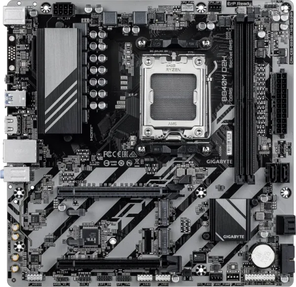Placa Base Gigabyte B840M D2H Socket AM5/ DDR5/ PCIe 4.0/ Micro ATX