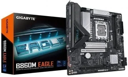 Placa Base Gigabyte B860M EAGLE Socket 1851/ DDR5/ PCIe 5.0/ Micro ATX