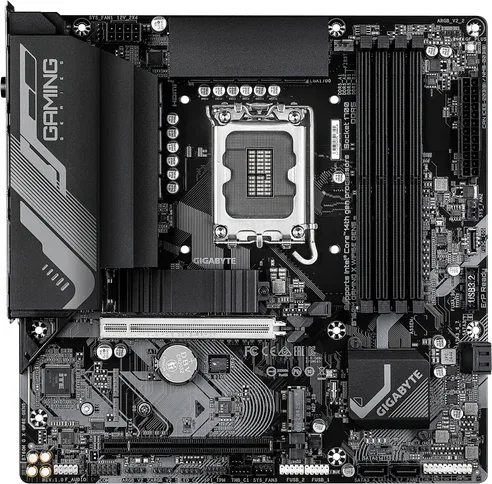 Placa Gigabyte B760M Gaming X Wf6E Gen5,Intel,1700,B760,4Ddr5,192GB,HDMI+Dp,4Sata+3M.2,3Usb 3.2+USB-C,2.5GB+Wifi6E+Bt5.3,Matx