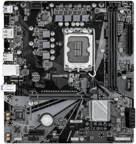 PLACA BASE GIGABYTE H610M D3W 1700 M-ATX DDR5 PCIe 4.0 128GB 1GbE M.2