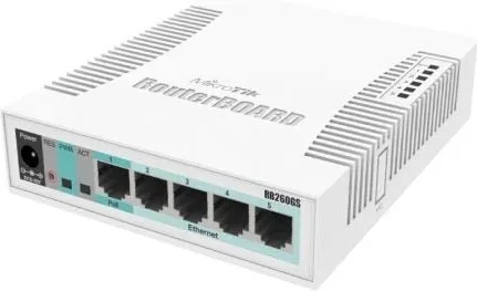 Mikrotik RB260GS Switch 5xGbE 1xSFP Plastic