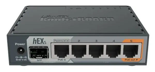 MikroTik RB760iGS hEX S Router 5xGB 1xSFP L4