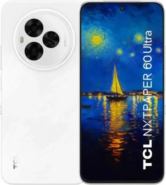Telefono movil smartphone tcl 60 ultra nxtpaper 5g - 12gb - 512gb - 7.2 pulgadas - blanco