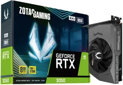 Zotac GAMING GeForce RTX 3050 Eco Solo NVIDIA 8 GB GDDR6