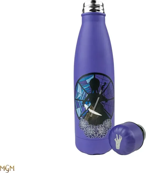 Botella cinereplicas wednesday addams miercoles y violonchelo 500ml