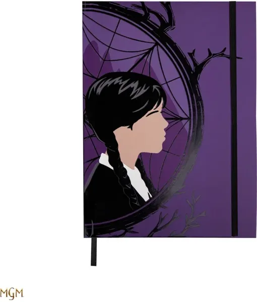 Libreta rigida cinereplicas wednesday addams -  miercoles y enid