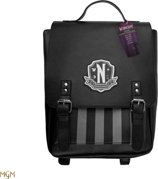 Mochila cinereplicas nevermore academy negro