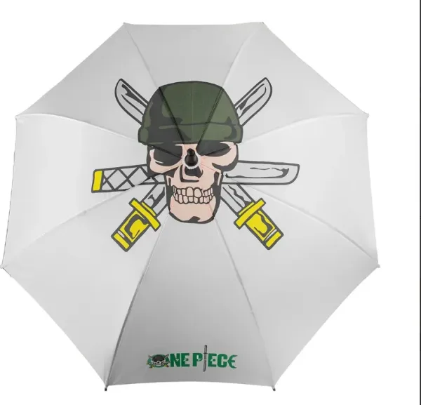 Paraguas blanco one piece zoro