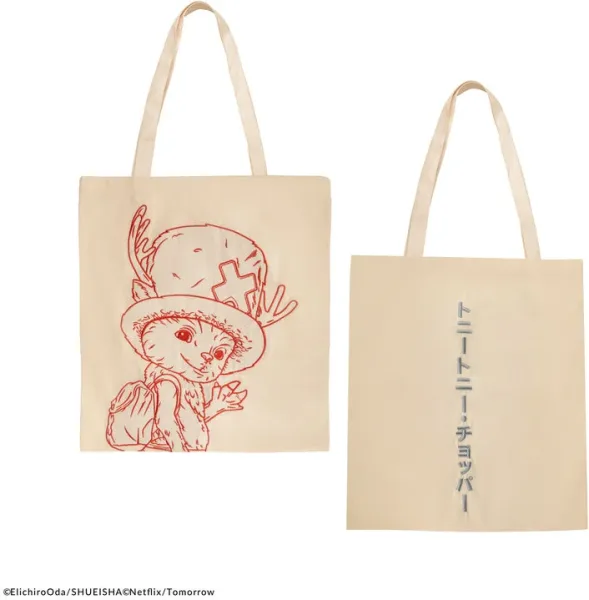 Tote bag one piece netflix boceto de chopper