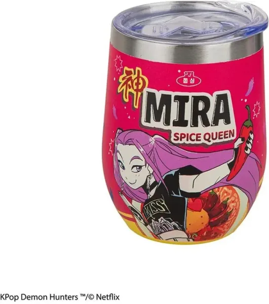 Taza de viaje isotermica cinereplicas kpop demon hunters mira spice queen