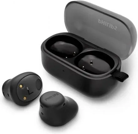 Auriculares Bluetooth Philips TAT2149 con estuche de carga/ Autonomía 6h/ Negros