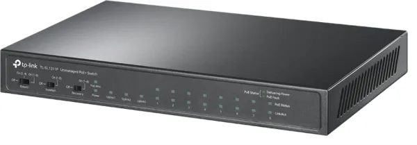 Switch Tp-Link No Gestionable 8 Port 10/100 2 Port Gigabit 1 Port Sfp