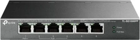 Switch tp - link tl - sg1006pp 6 puertos