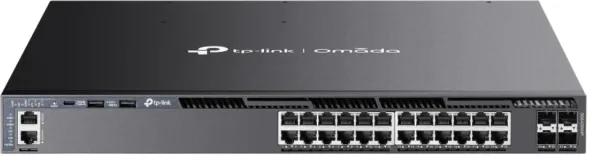Managed Switch Omada PoE+ 24-Port Gigabit Stackable L3 With 4 10Ge Sfp+ Slots
