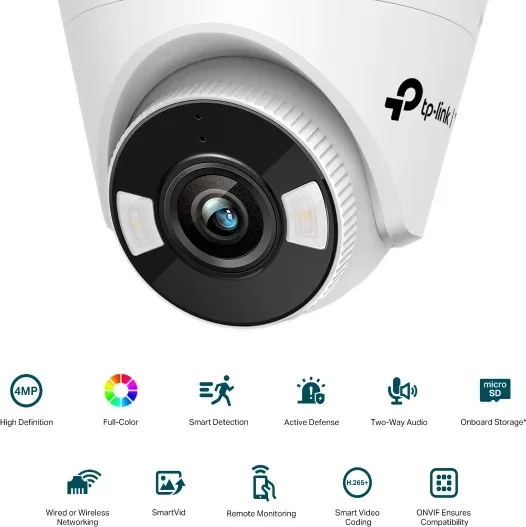 TP-Link VIGI C440-W Cubo Cámara de seguridad IP Exterior 2560 x 1440 Pixeles Techo/pared