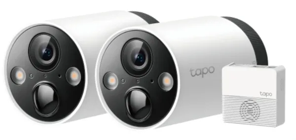 Camara Tp-Link 2 Tapo C420 + 1 Tapo H220 + 2K+ 2-Pack
