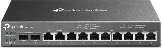 TP-LINK WIRELESS VPN GIGABIT ROUTER OMADA + SWITCH 8 PUERTOS+ PoE+