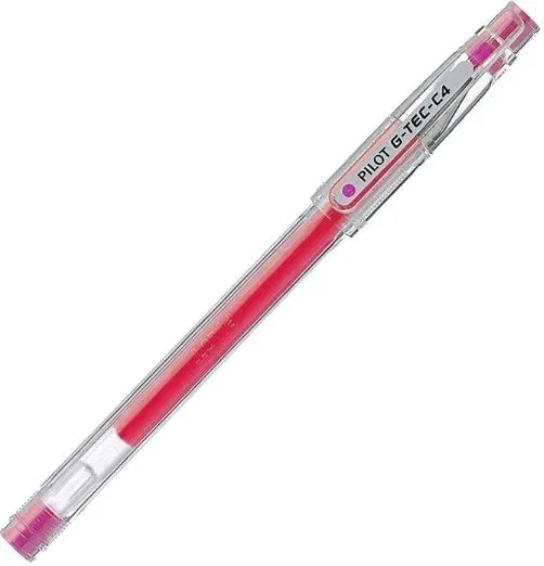 Caja de Boligrafos de Tinta de Gel Pilot G-Tec-C4 Ng4Vi/12 Uds/Rosa